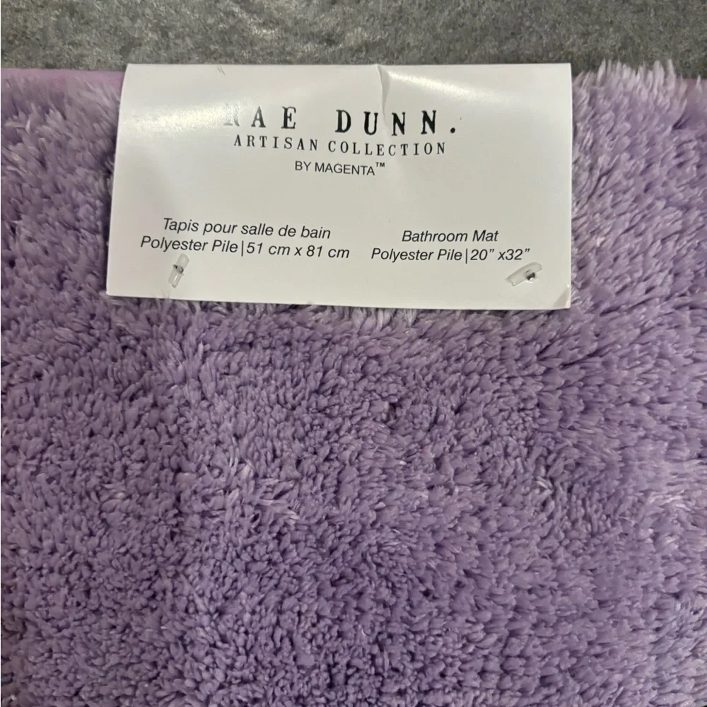 Rae Dunn 20x32 purple boo! Halloween bath mat